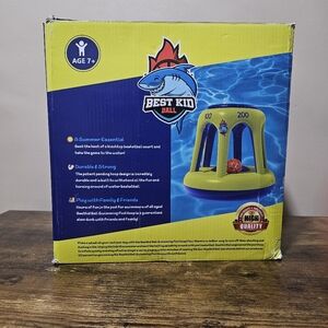 The Best Kid- Floating basketball hoop.